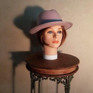 Talbot Fedora Hat in Lavender